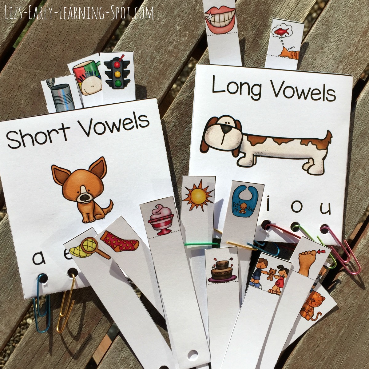 Long Vowels and Short Vowels to Sort and Read | Liz's Early Learning Spot