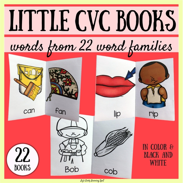 little-cvc-books-ad-and-ug-word-families-liz-s-early-learning-spot